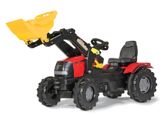 Case Puma pedálos traktor homlokrakodóval, Rolly Toys