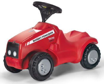 Massey Ferguson Rutscher lábbal hajtós traktor, Rolly Toys
